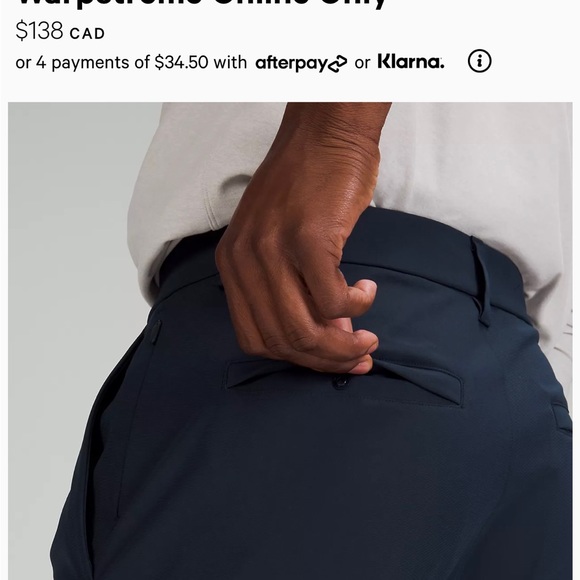 Men’s Lululemon commission pants - Picture 4 of 5
